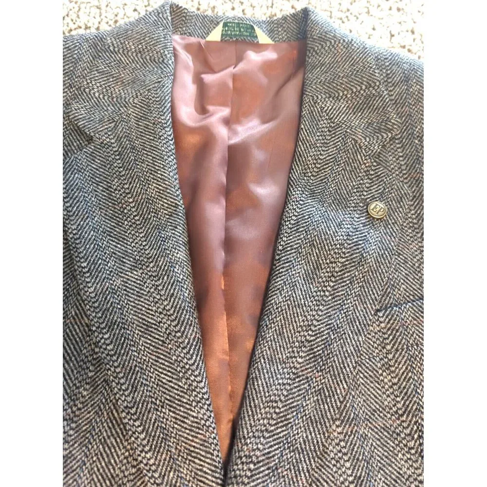 Vintage‎ Evan Picone LS Ayres Men's Wool Sport Coat Size 40R Multi-Color
